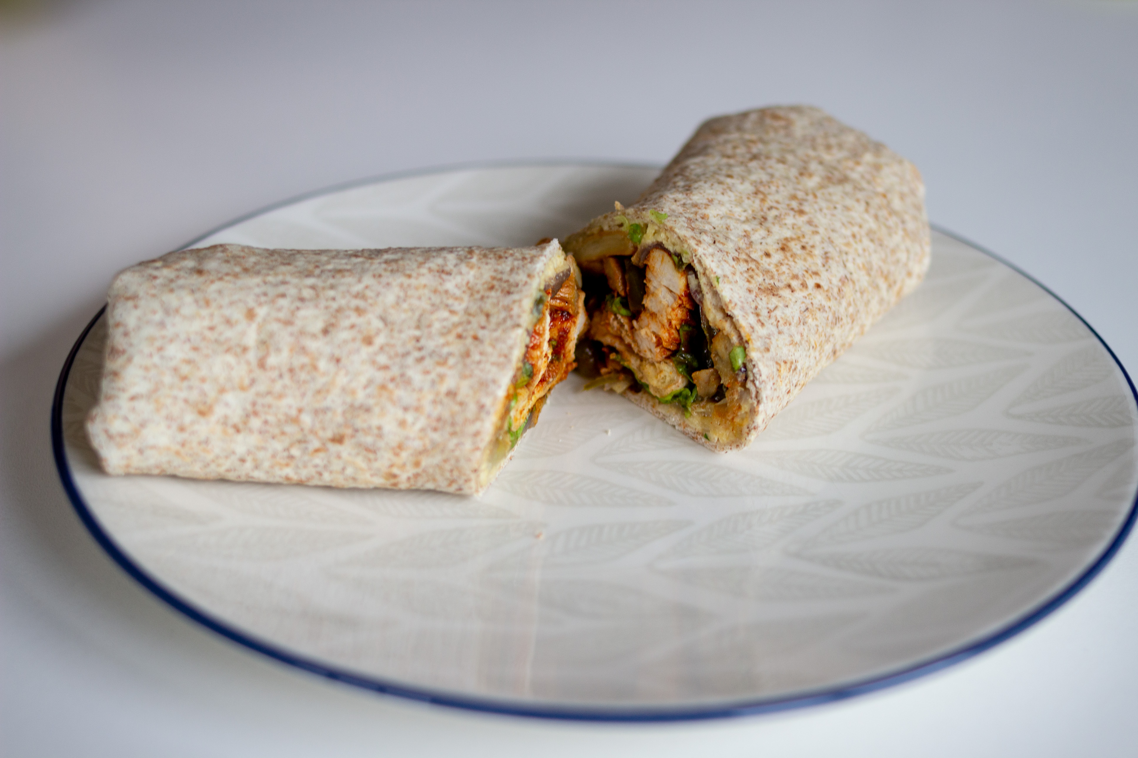 Wraps aux légumes rôtis